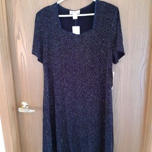 Sparkly night out dress NWTshort sleeve